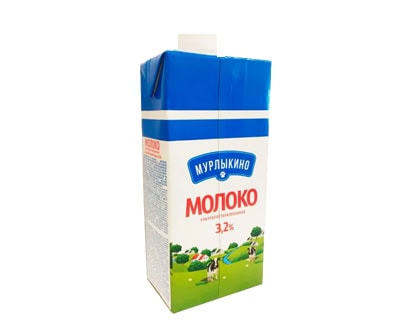 Молоко ультрапастеризованное Мурлыкино 3,2% TBA Edge 950 г — оптом