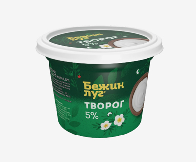 Творог мягкий «Бежин луг» 5% оптом — стакан 130 г, дистрибьютор