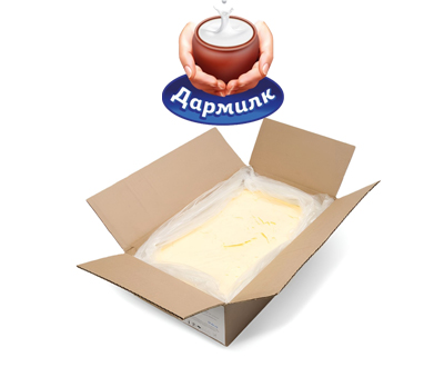 Масло сливочное Дармилк Крестьянское 72,5% монолит 5 кг ГОСТ оптом