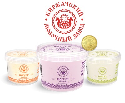 Йогурт весовой густой Киржачский молочный завод 3 кг ведро 11 вкусов 3% оптом дистрибьютор