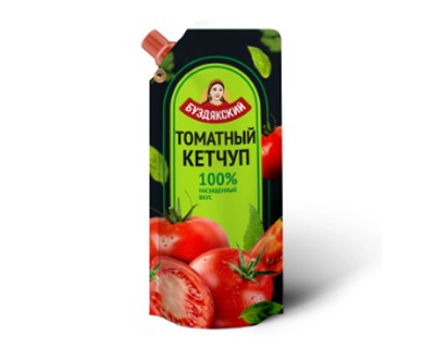 Кетчуп Томатный Буздякский 260 г дойпак — купить оптом дистрибьютор