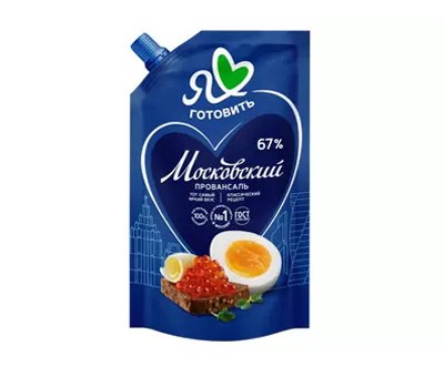 Майонез Московский провансаль МЖК дой-пак 200г 390г 600г — купить оптом