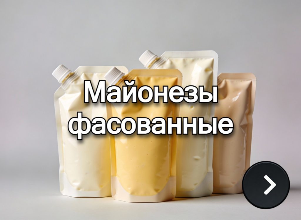 Майонезы фасованные оптом — дой-пак, ведро — поставки от дистрибьютора