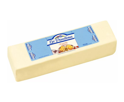 Сыр Моцарелла La Paulina 42,5% брус 3,5кг — оптовые поставки для ресторанов МО, Рязанской, Тульской областей
