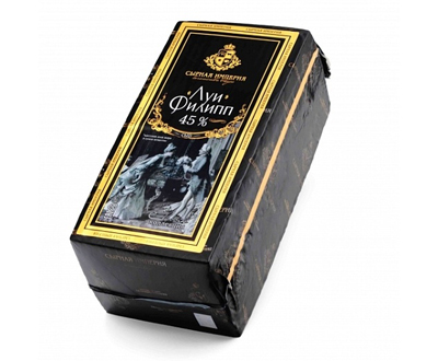 Сыр Луи Филипп 45% брус 4кг — со вкусом сливок, белорусский сыр оптом