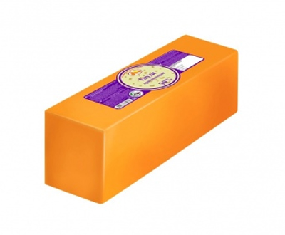 Сырный продукт Гауда оригинальная 50% ЮКМП брус 3,8кг — полутвёрдый оптом для HoReCa