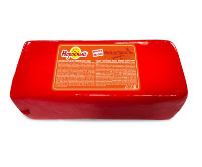 Сырный продукт Гауда Простонародный 50% ВитаМилк брус 2,5кг — оптом МО, Рязанская, Тульская области