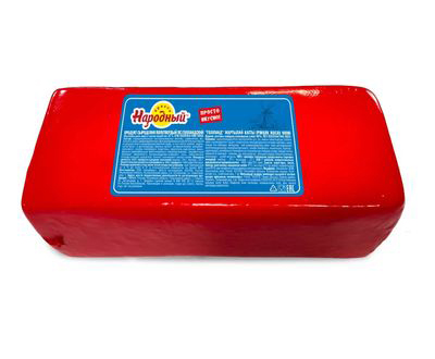 Сырный продукт Голландский Простонародный 50% ВитаМилк брус 2,5кг — дистрибьютор оптом