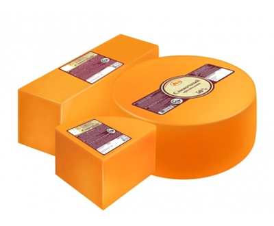 Сырный продукт Сливочный 50% ЮКМП круг 7кг и брус 3,8кг — оптом дистрибьютор ЮКМП