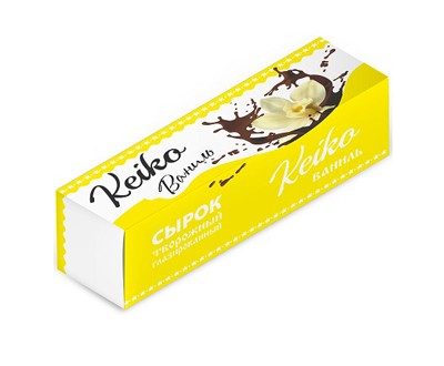 Сырок глазированный Кейко ваниль шоколадная глазурь 40г — купить оптом, Сыркофф