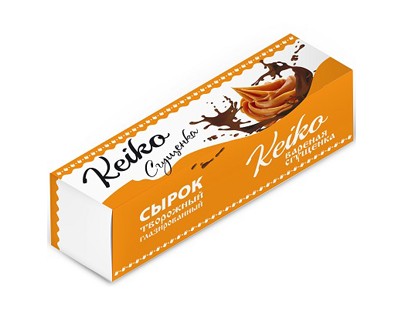 Сырок глазированный Кейко вареная сгущенка шоколадная глазурь 40г — оптом дистрибьютор