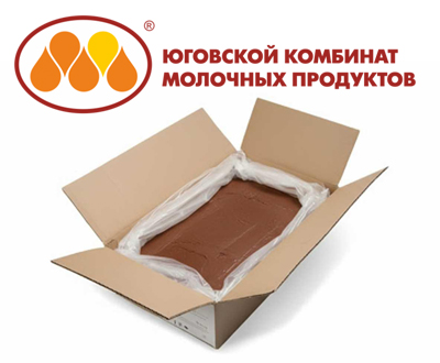 Спред шоколадный весовой ЮКМП 59% монолит 5 кг для десертов выпечки оптом дистрибьютор