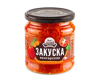 Закуска Венгерская 460 г — Семилукская трапеза, перцовая закуска оптом