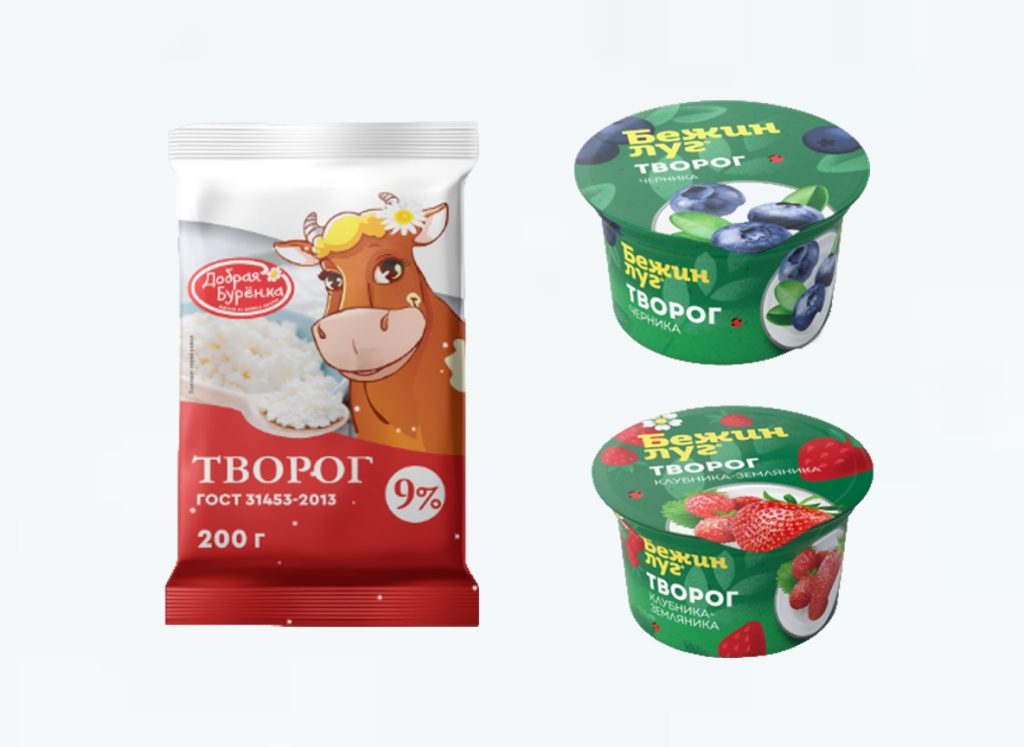 Творог фасованный оптом — 5-9% жирности