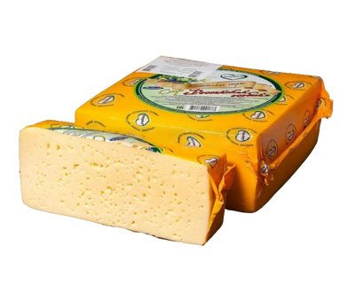 Сыр Белорусское золото 50% блок 7-8кг — белорусский сыр оптом, завод Копыль