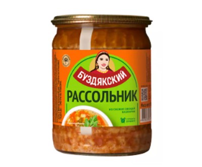 Рассольник Буздякский консервированный 500г СКО - суп с огурцами оптом