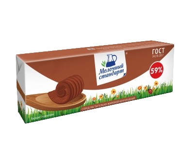 Спред шоколадный Молочный стандарт 59% ЮКМП 500 гр — оптом с доставкой