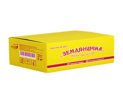 Спред весовой растительно-жировой Земляночка 82,5% без молочного жира монолит 5 кг оптом
