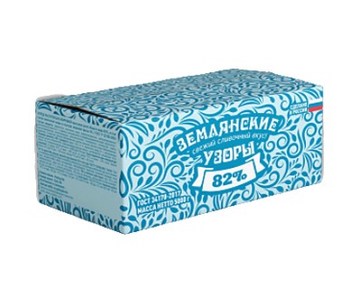 Спред весовой растительно-жировой ЗемлянскМолоко Землянские узоры 82% жирности без молочного жира монолит 5 кг для кондитерских