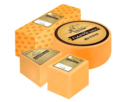 Сыр Пармезан 40% голова 7кг — твёрдый сыр оптом, дистрибьютор ЮКМП