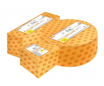 Сыр Российский ГОСТ 50% голова 8кг — полутвёрдый сыр оптом Юговской комбинат