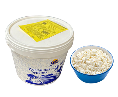 Творожный продукт Домашний Лакто-Новгород со вкусом топлёного молока 18% 5 кг ведро оптом — дистрибьютор