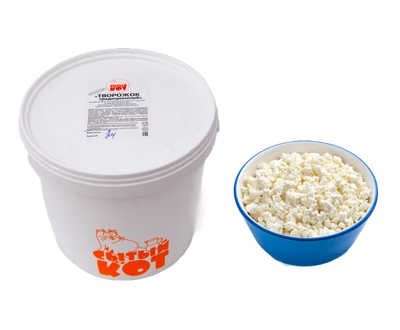 Творожный продукт Сытый кот Традиционный 9% 3 кг ведро оптом — дистрибьютор