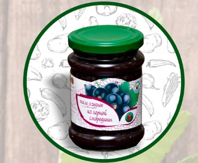 Желе ягодное из чёрной смородины М-КОНС 250 г — оптовые поставки дистрибьютора