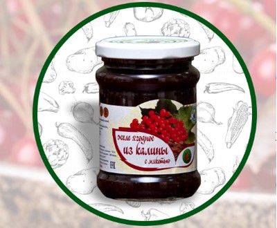Желе ягодное из калины М-КОНС 250 г — оптом для магазинов и HoReCa