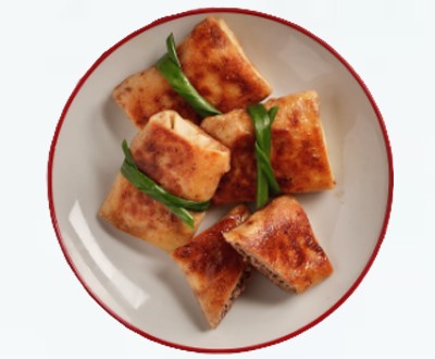 Блинчики с мясной начинкой Емельянов оптом — дистрибьютор, упаковка 2,5/5 кг