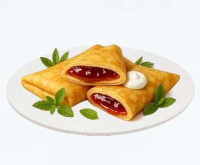 Блинчики с повидлом Емельянов замороженные оптом, п/пакет 2,5 кг