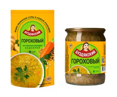 Гороховый суп консервированный оптом — Буздякский консервный комбинат, 500г дой-пак