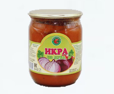 Икра из лука 500 г СКО — М-Конс, оптовые поставки