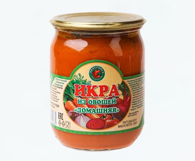 Икра из овощей 500 г СКО — М-Конс, оптом