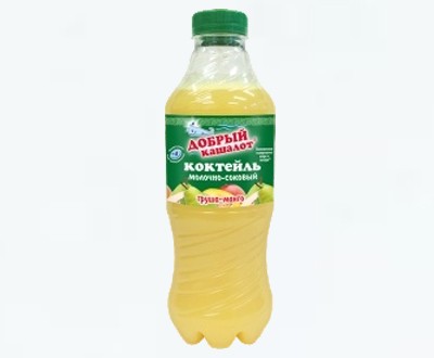 Молочно-соковый коктейль Добрый Кашалот Груша-манго 930г ПЭТ — поставки оптом