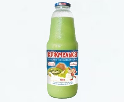 Молочно-соковый коктейль Кржмелька Киви 1030г стекло-бутылка — оптом от дистрибьютора