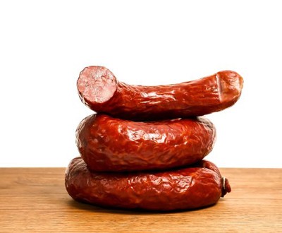 Колбаса Краковская полукопчёная Емельянов оптом, вакуумная упаковка дистрибьютор