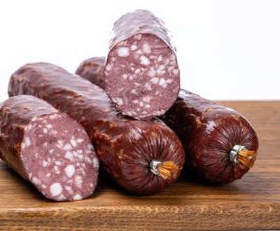 Колбаса Московская варёно-копчёная Емельянов оптом, говядина и куриное филе