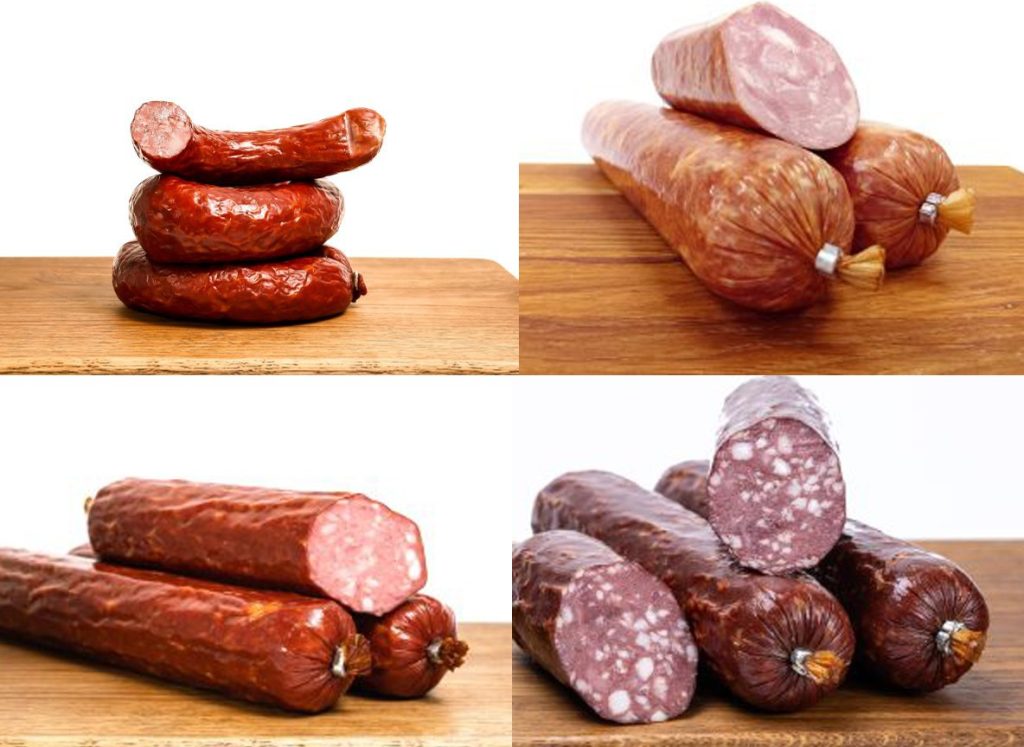 Варено-копчёные колбасы «Емельянов» оптом — натуральное копчение на ольхе, официальный дистрибьютор