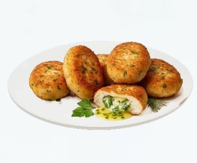 Котлеты со сливочным маслом и зеленью замороженные Емельянов оптом, фасовка 3 / 6 кг