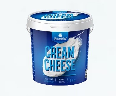 CREAM CHEESE FriendChef творожный сливочный ведро 3.3 кг — купить оптом у дистрибьютора