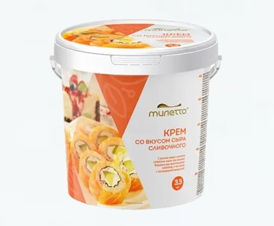 Крем со вкусом сливочного сыра Милетто ведро 10 кг — оптом для кондитерского производства