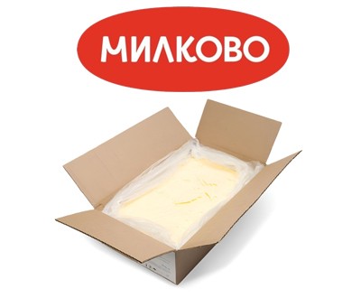 Спред растительно-сливочный Милково 72,5% молочный жир 30% монолит 5 кг оптом дистрибьютор