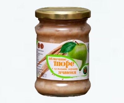 Яблочное пюре с цельными злаками М-КОНС 500 г оптом