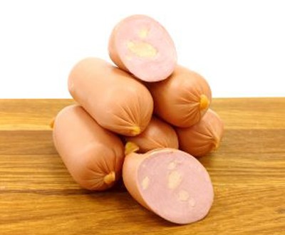 Сардельки с сыром Емельянов оптом, высокобелковые вакуумная упаковка