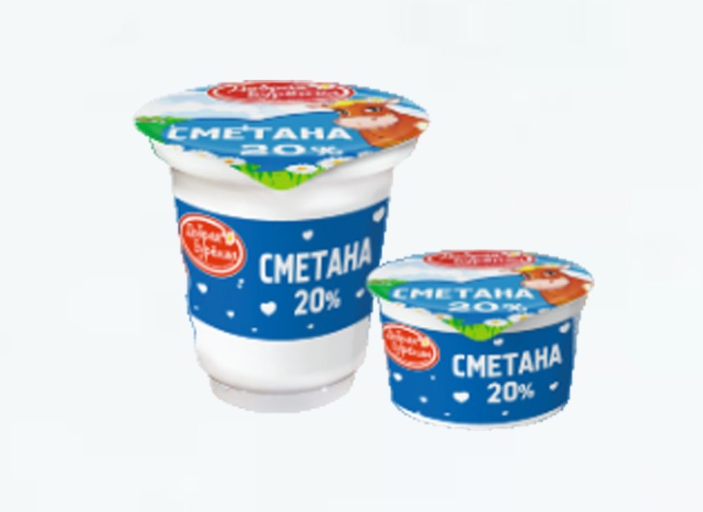 Сметана «Добрая Бурёнка» оптом — официальный дистрибьютор, прямой контракт с заводом