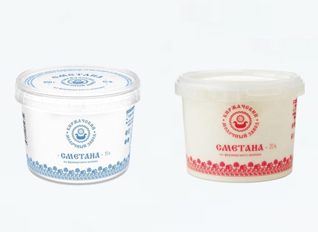 Сметана весовая Киржачского молочного завода оптом — для HoReCa и розницы