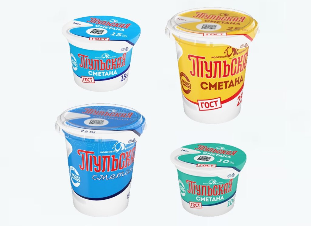 Сметана «Тульская» оптом — официальный дистрибьютор Тульского молочного комбината