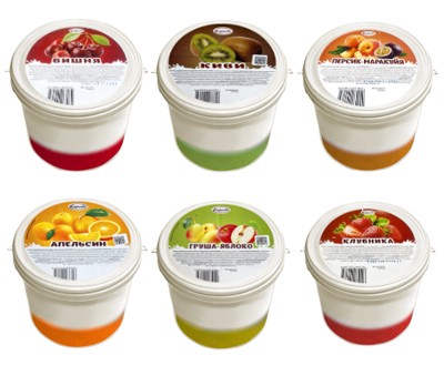 Десерты сметанные Киреевский молочный завод 20% в ассортименте, ведро 3 кг — оптом, дистрибьютор