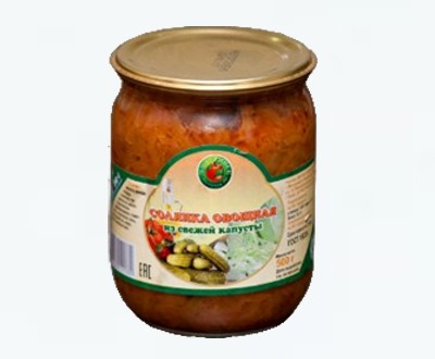 Солянка овощная консервированная оптом — М-КОНС, 500г СКО